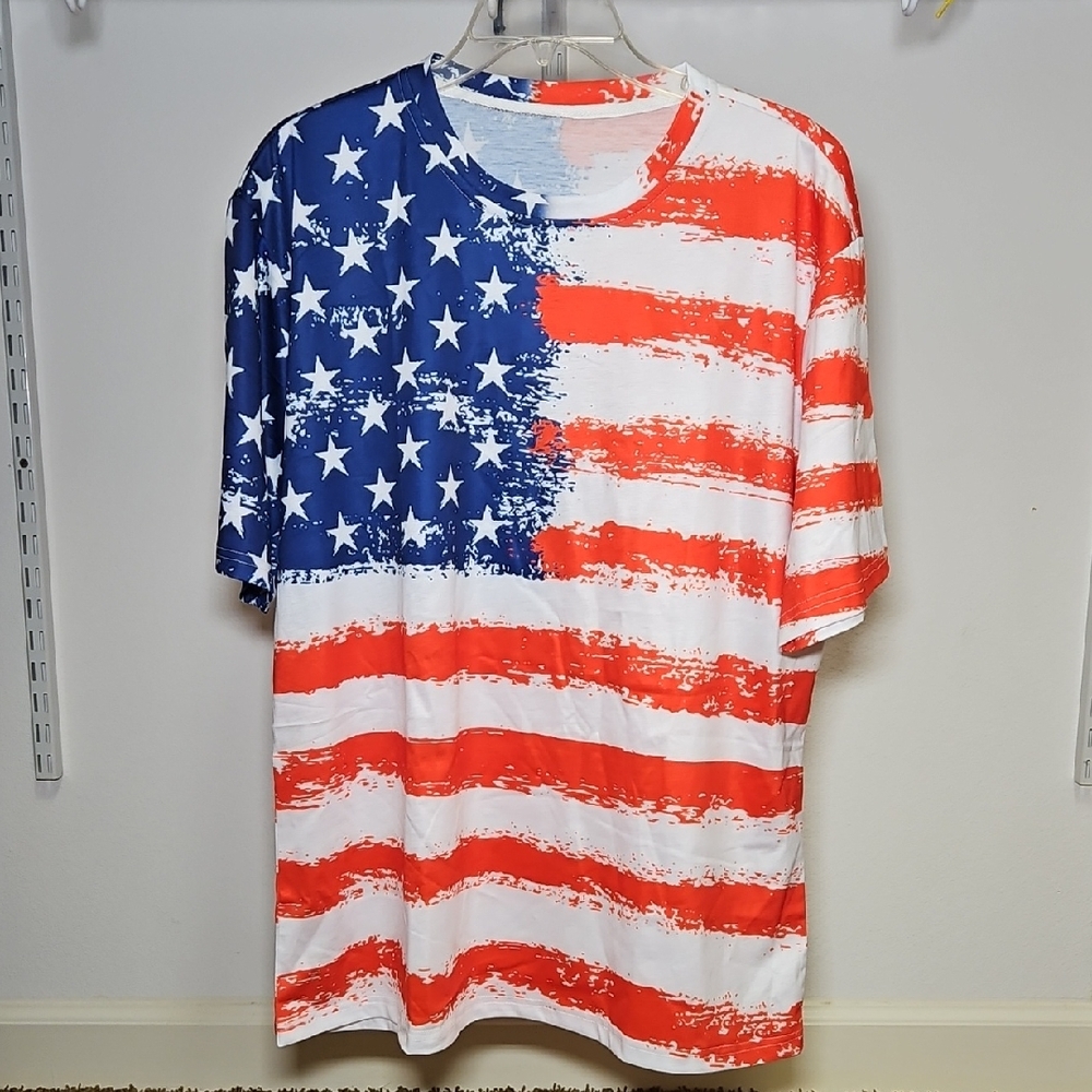 American Flag Graphic T-Shirt | XL